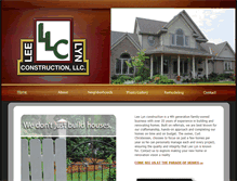 Tablet Screenshot of leelynconstruction.com